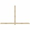 Ekena Millwork Eugene Rough Sawn Timber Gable Bracket, Douglas Fir, 108"W x 68"H x 2"D x 4"F, 15/12 Pitch GBW108X68X0204EUG00RDF - alternate 1